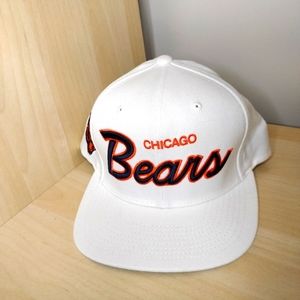 Chicago Bears White Mitchell & Ness Snapback